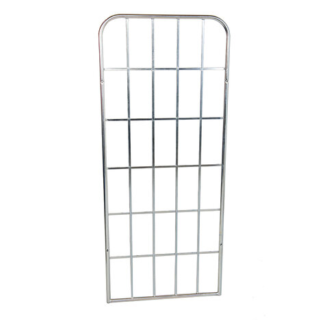Metall-Rückwand, 1.640 x 650 mm, für Rollbehälter, Cr 3...