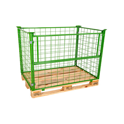 mesh stacking frame, usable height 800 mm, powder coated