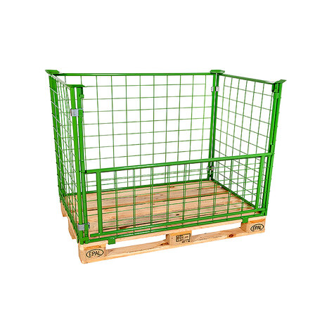 mesh stacking frame, usable height 800 mm, powder coated