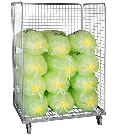 metal rollcage, 800 x 1200 mm, type 3-sided