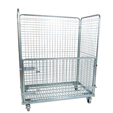 metal rollcage, 800 x 1200 mm, type 4-sided