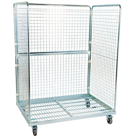 metal rollcage, 950 x 1350 mm, type 3-sided