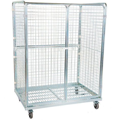 Stahlrollbehälter 1600, 950 x 1350 mm, 4-seitig, 1...