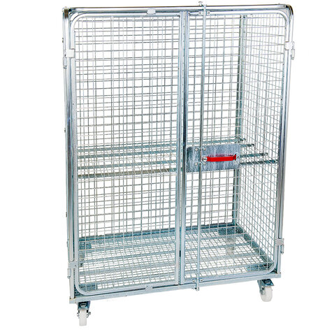 metal rollcage, 800 x 1200 mm, type 5-sided ANTI-THEFT 