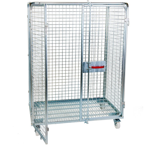 Metall-Rollbehälter, 800 x 1200 mm, Typ 5-seitig...