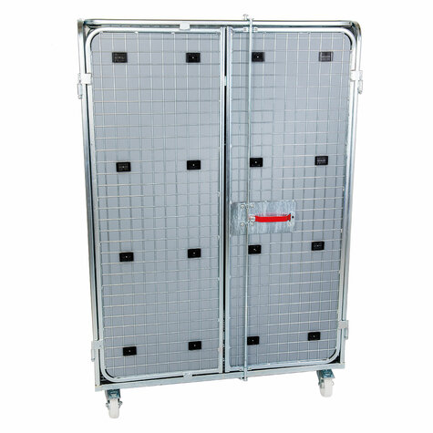 Metall-Rollbehälter, 800 x 1200 mm, Typ 5-seitig, mit...