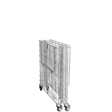 metal rollcage, 1040 x 1000 mm, type 5-sided ANTI-THEFT