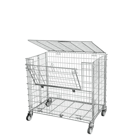 Metall-Rollbehälter, 1040 x 1000 mm, Typ 5-seitig...