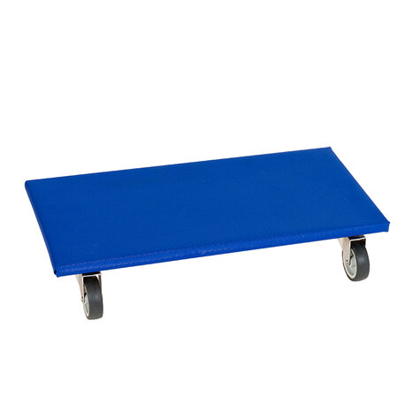 Möbelroller, 600 x 300 mm, ø 75 mm PP/TPE Rollen