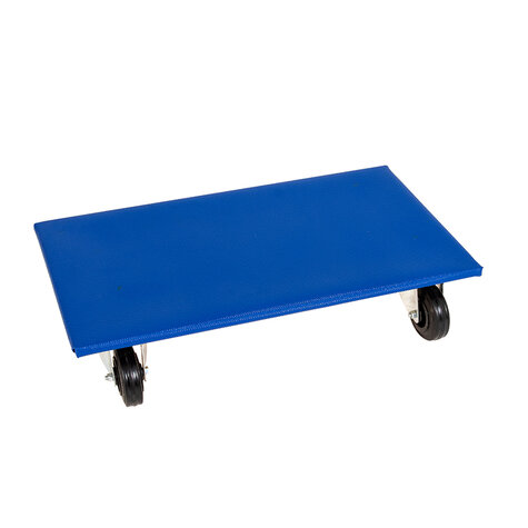 Möbelroller, 600 x 300 mm, ø 100 mm Vollgummirollen