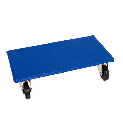 Möbelroller, 600 x 350 mm, ø 100 mm Vollgummirollen