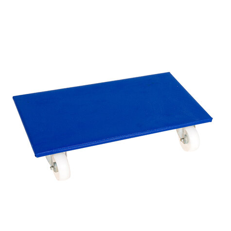 Möbelroller, 600 x 350 mm, ø 100 mm Polypropylenrollen