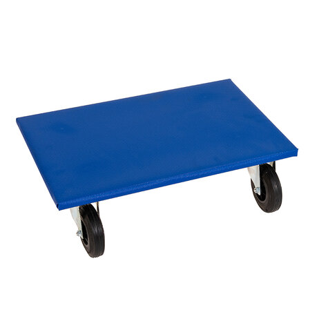 Möbelroller, 600 x 400 mm, ø 125 mm Vollgummirollen