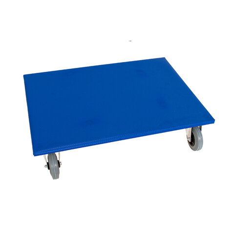 furniture dolly, type 600 x 800 mm,  125 mm solid rubber castors