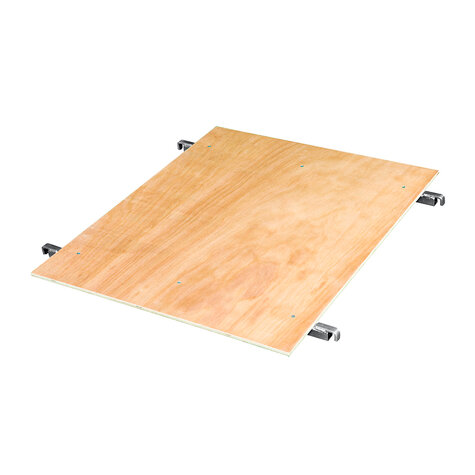 Holzzwischenboden für Rollbehälter, 724 x 815 mm, ohne AK...
