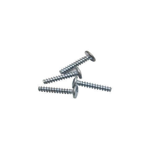 screw for castor and clamp assembling, Cr 3 blue zinc