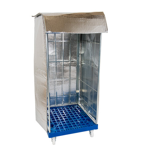 Thermohaube für Rollbehälter 720 x 810 mm, Nutzhöhe 1460 mm