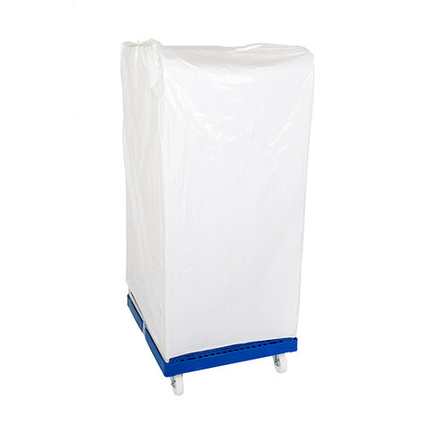 one-way-protection cover, for rollcage 720 x 810 mm, usable height 1460 mm, milky white