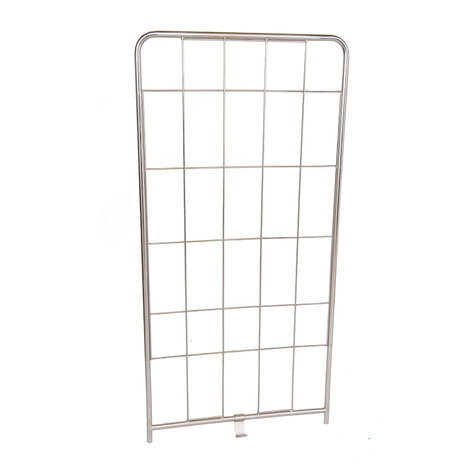 stainless steel sidepanel, 1.530 x 790 mm, for rollcage