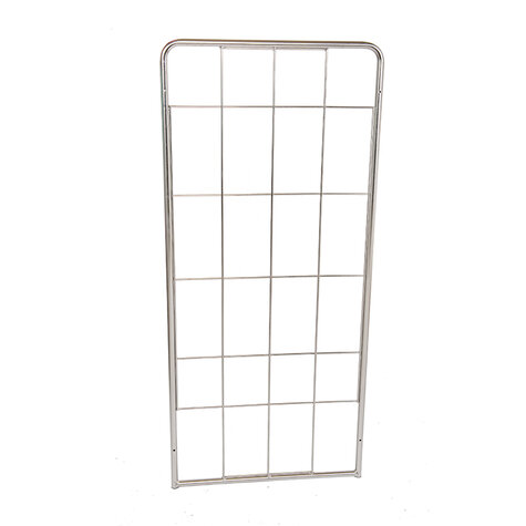 stainless steel backwall, 1.520 x 650 mm, for rollcage