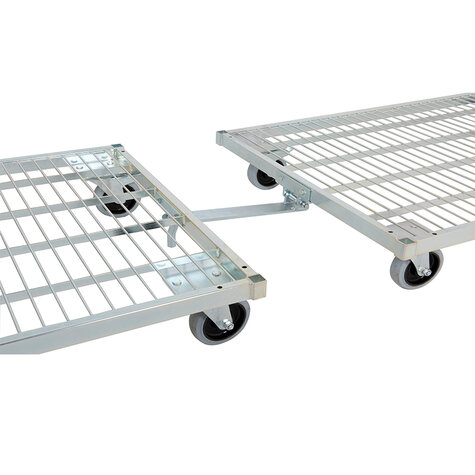 drawbar and connector for rollcages, 800 x 1200 mm and...