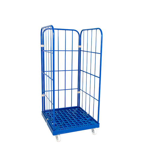rollcage with plastic base, type 724 x 815 mm, type 3-sided