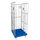 Rollbehälter 1500 KU blau, 682 x 815 mm, 3-seitig, FH