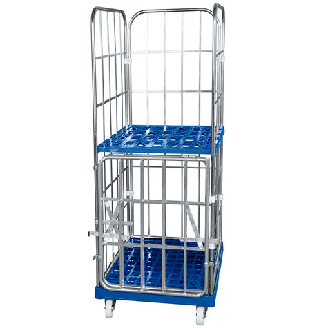 rollcage with plastic base, type 724 x 815 mm, type 4-sided
