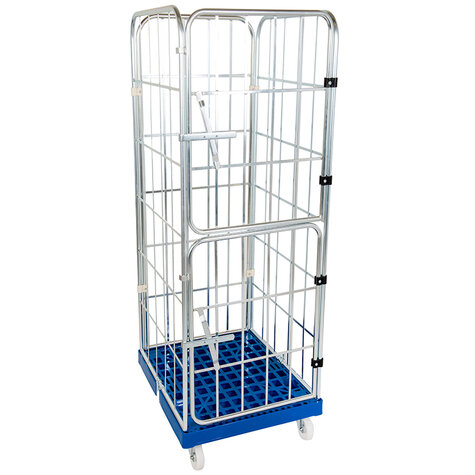 rollcage with plastic base, type 724 x 815 mm, type 4-sided