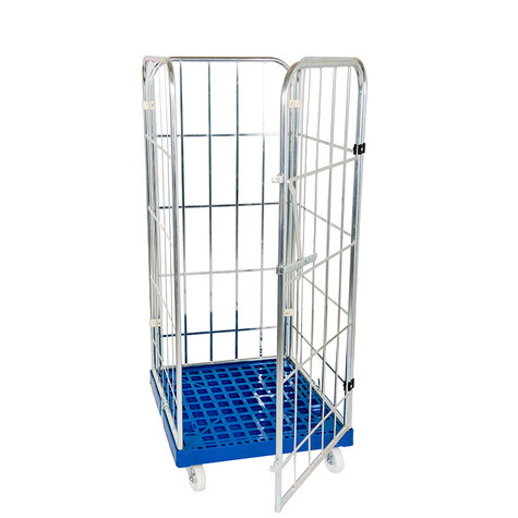 rollcage with plastic base, type 724 x 815 mm, type 4-sided