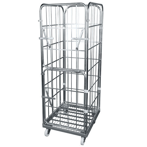 rollcage with metal base, type 710 x 800 mm, type 4-sided