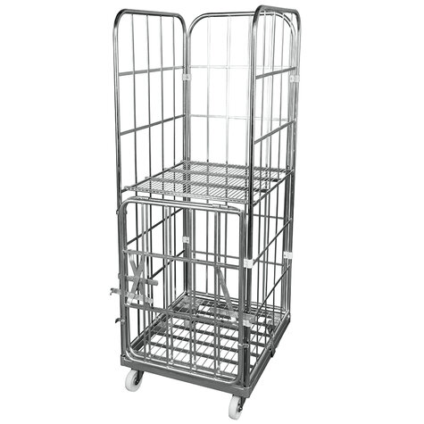 rollcage with metal base, type 710 x 800 mm, type 4-sided