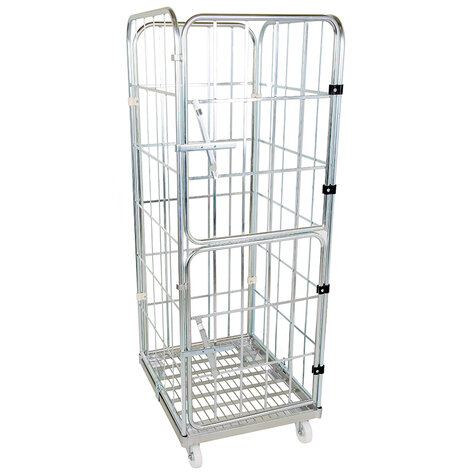 rollcage with metal base, type 710 x 800 mm, type 4-sided