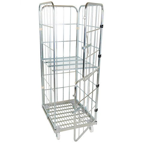 rollcage with metal base, type 710 x 800 mm, type 4-sided