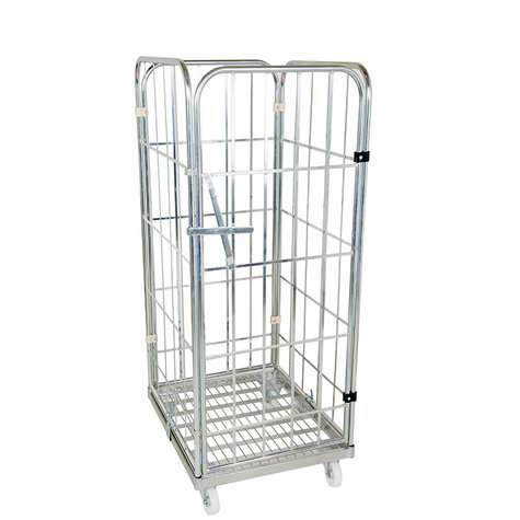 rollcage with metal base, type 710 x 800 mm, type 4-sided
