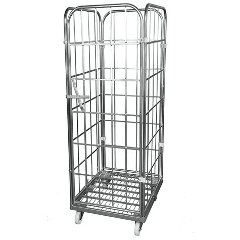rollcage with metal base, type 710 x 800 mm, type 4-sided