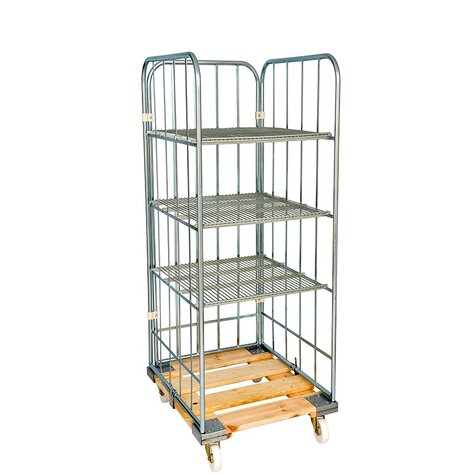 Rollbehlter 1460 HO, 724 x 810 mm, 3-seitig, Cr 3
