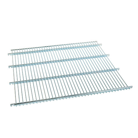 wire shelf, for rollshelf 810 x 720 mm, with 25 mm anti-slip edge, Cr 3 blue zinc