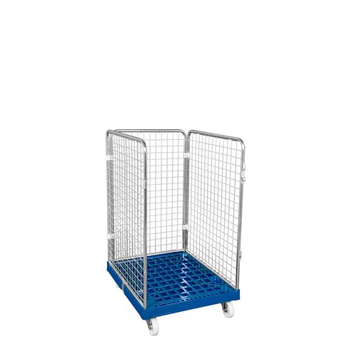 rollcage with plastic base, 724 x 815 mm, type 3-sided