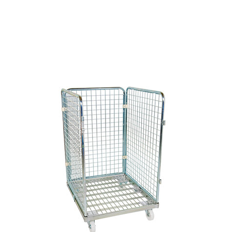 rollcage with metal base, 710 x 800 mm, type 3-sided