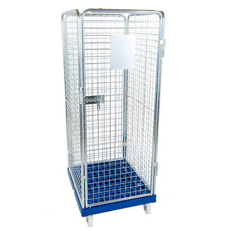 rollcage with plastic base, 724 x 815 mm, type 4-sided