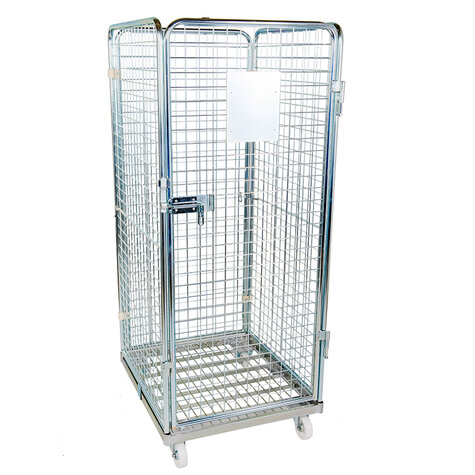 rollcage with metal base, 710 x 800 mm, type 4-sided
