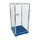 Rollbehälter ADB 1350 KU blau, 724 x 815 mm, 4-seitig, 1 Tür, Cr 3
