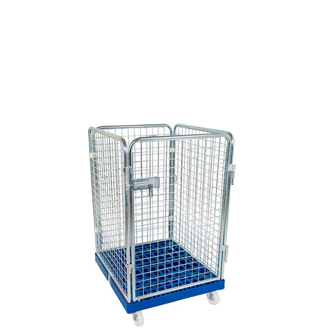 rollcage with plastic base, 724 x 815 mm, type 4-sided