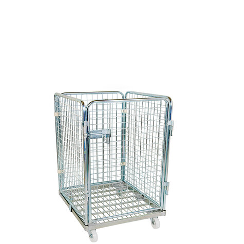 rollcage with metal base, 710 x 800 mm, type 4-sided