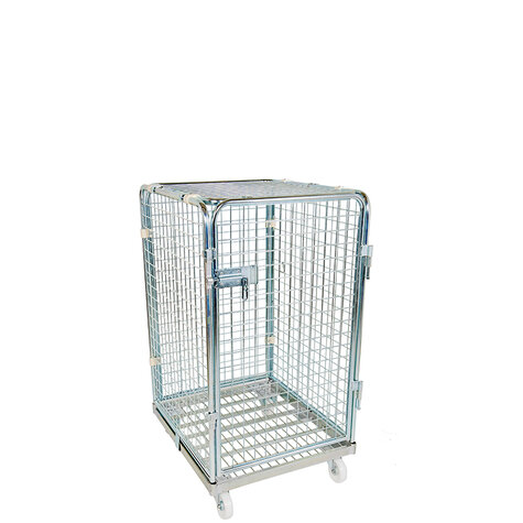 rollcage with metal base, 710 x 800 mm, type 5-sided ANTI-THEFT