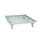 metal base, 710 x 800 mm, ø 108 mm polypropylene castors