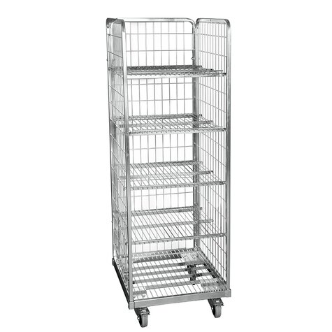 metal rollcage, 600 x 600 mm, type 3-sided