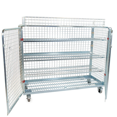 Metall-Rollbehälter, 620 x 1500 mm, incl. Aufsatz, Typ...