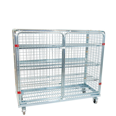 metal rollcage, 620 x 1500 mm, without stacking frame, type 5-sided